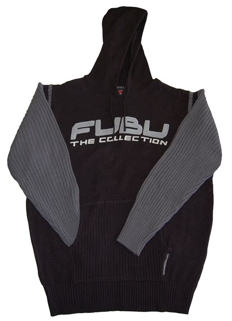 fubu denim hoodie.